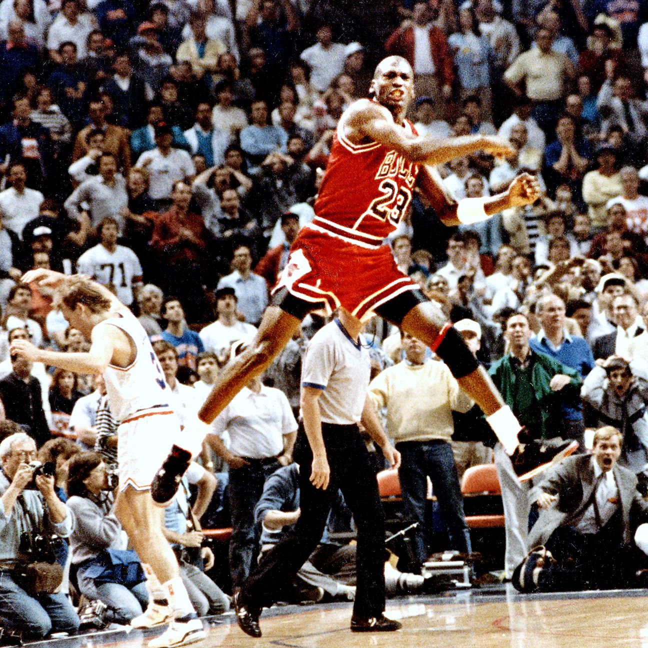 Watch Michael Jordan's Famous 'the Shot' Vs. Cavaliers From An Angle 