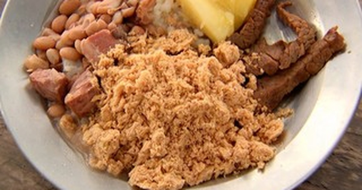 G1 Aprenda a fazer uma típica receita tropeira paçoca de carne notícias em Nosso Campo G1 Aprenda a fazer uma típica receita tropeira paçoca de carne notícias em Nosso Campo