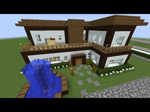 tutorial de como hacer una casa moderna en minecraft #6 by alanfull98 tutorial de como hacer una casa moderna en minecraft #6 by alanfull98