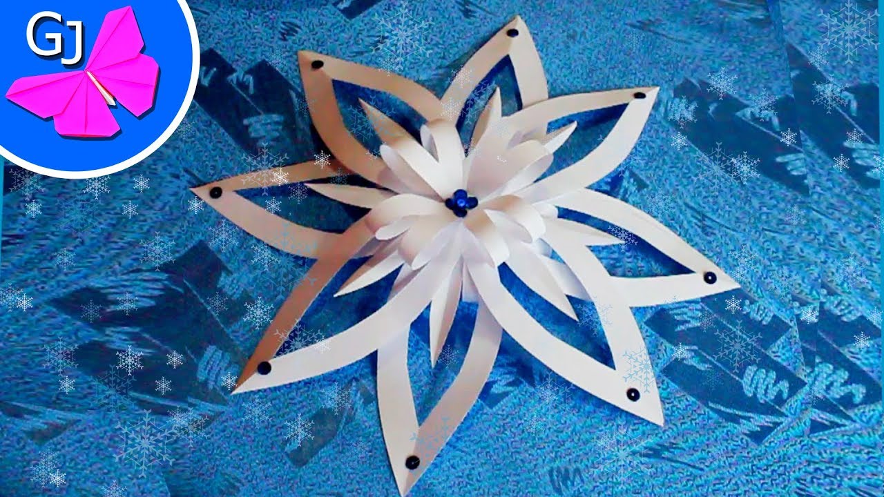 Paper Snowflake Tutorial DIY - YouTube - Linkis.com