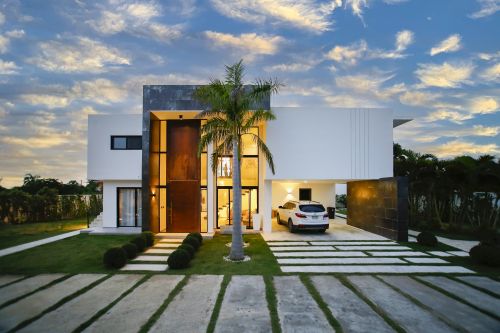 #1 Stunning Modern Villa with Ocean and Mountain Views in Gated Community Near Sosua and Cabarete